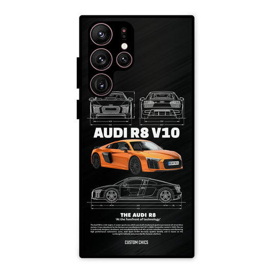 Audi R8 Samsung Galaxy S22 Ultra Mobile Back Cover - Car&Bike PrintShield Case