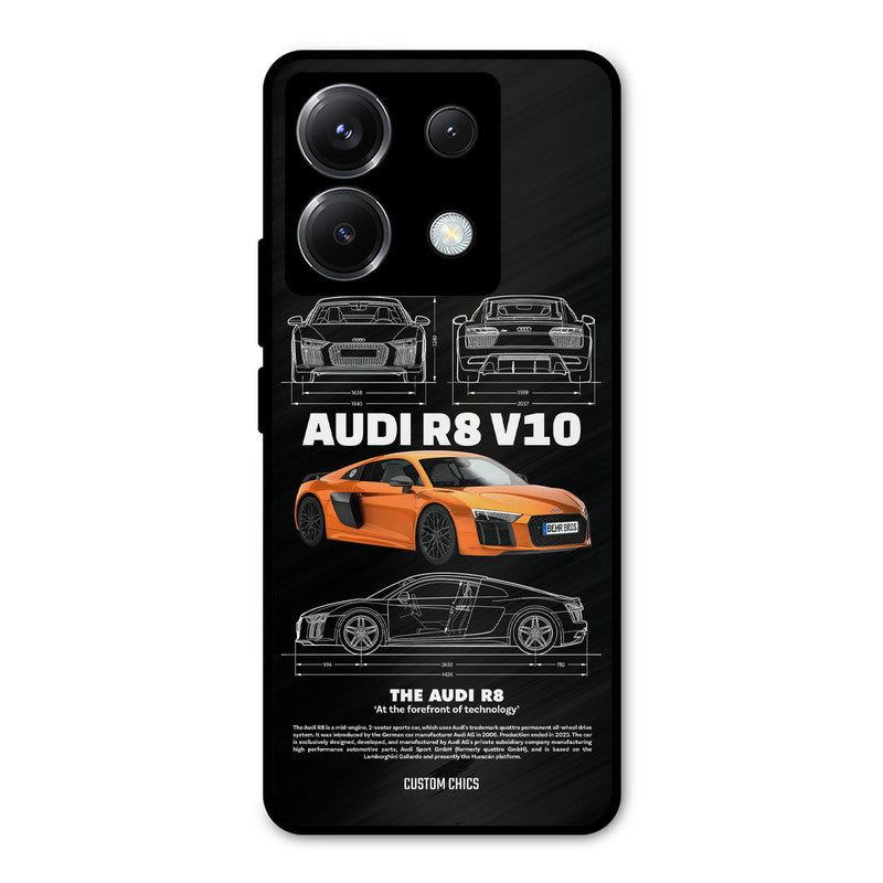 Audi R8 Poco X6 Mobile Back Cover - Car&Bike PrintShield Case