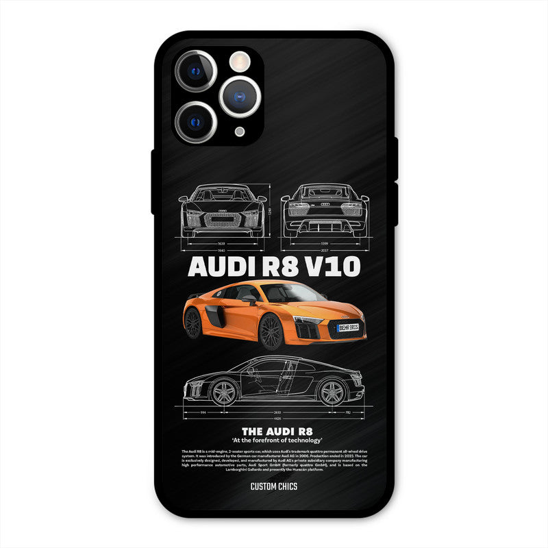 Audi R8 iPhone 11 Pro Mobile Back Cover - Car&Bike PrintShield Case
