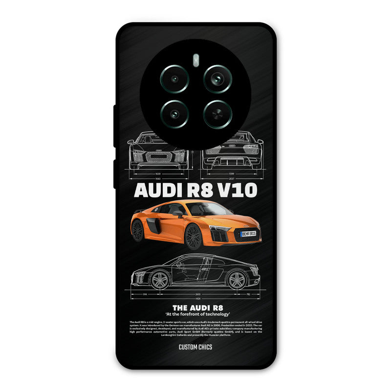Audi R8 Realme 12 Plus Mobile Back Cover - Car&Bike PrintShield Case