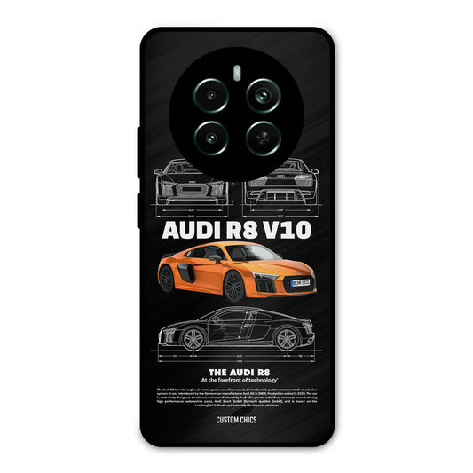 Audi R8 Realme 12 Plus Mobile Back Cover - Car&Bike PrintShield Case