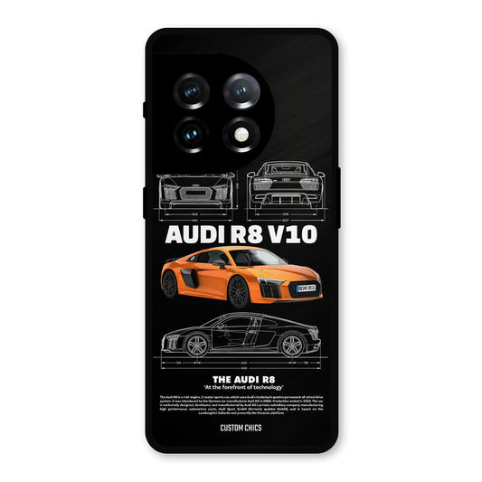 Audi R8 OnePlus 11 Mobile Back Cover - Car&Bike PrintShield Case