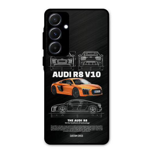 Audi R8 Samsung Galaxy A55 5G Mobile Back Cover - Car&Bike PrintShield Case