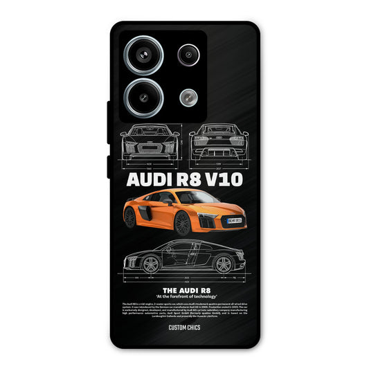 Audi R8 Redmi Note 13 Pro 5G Mobile Back Cover - Car&Bike PrintShield Case