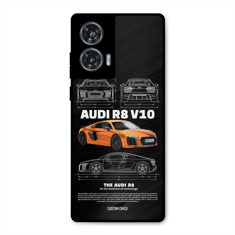 Audi R8 Moto G96 Mobile Back Cover - Car&Bike PrintShield Case