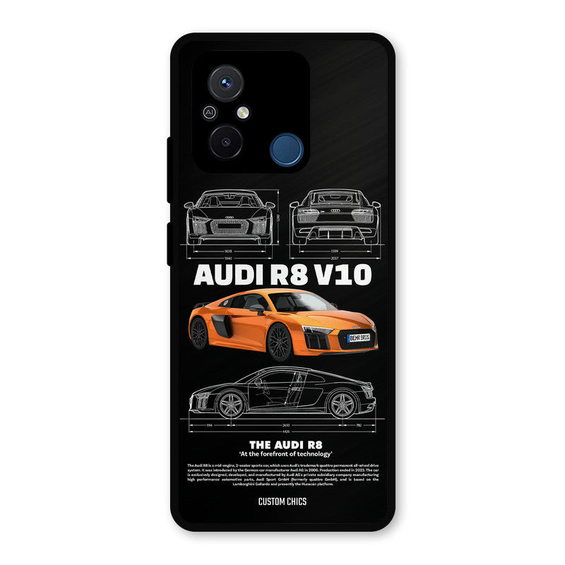 Audi R8 Redmi 12c Mobile Back Cover - Car&Bike PrintShield Case