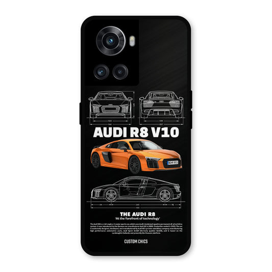 Audi R8 OnePlus 10R Mobile Back Cover - Car&Bike PrintShield Case
