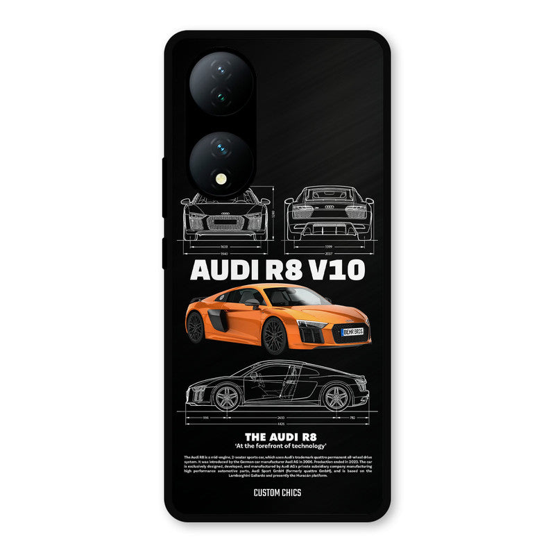 Audi R8 Vivo Y100 Mobile Back Cover - Car&Bike PrintShield Case