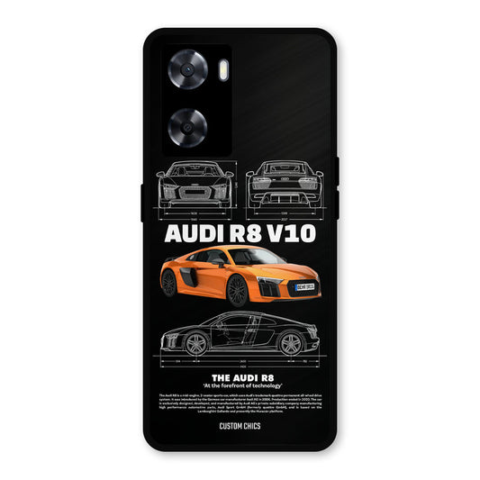 Audi R8 Oppo A57 2022 Mobile Back Cover - Car&Bike PrintShield Case