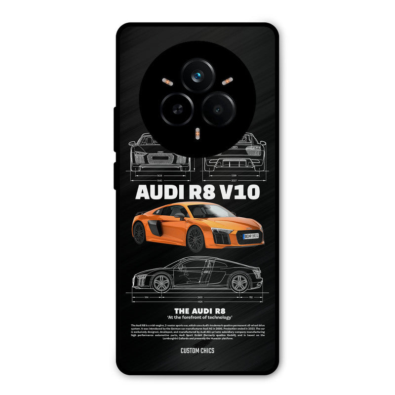 Audi R8 Realme 14 Pro Plus Mobile Back Cover - Car&Bike PrintShield Case