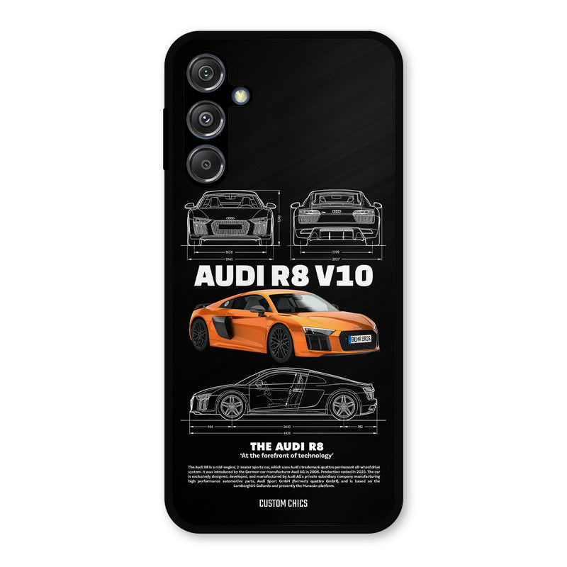 Audi R8 Samsung Galaxy M34 5G Mobile Back Cover - Car&Bike PrintShield Case