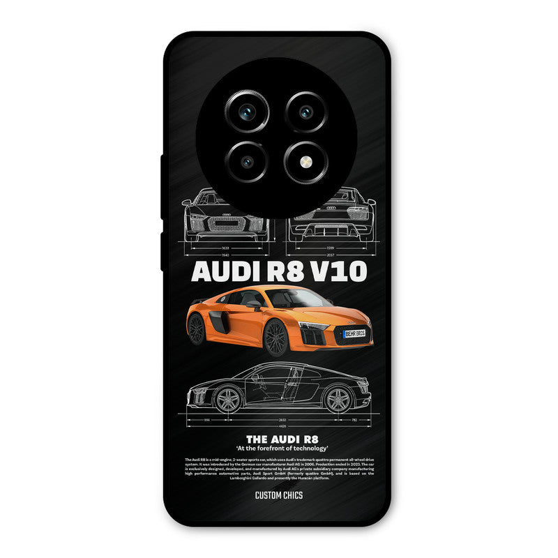Audi R8 Realme 14 Pro lite Mobile Back Cover - Car&Bike PrintShield Case