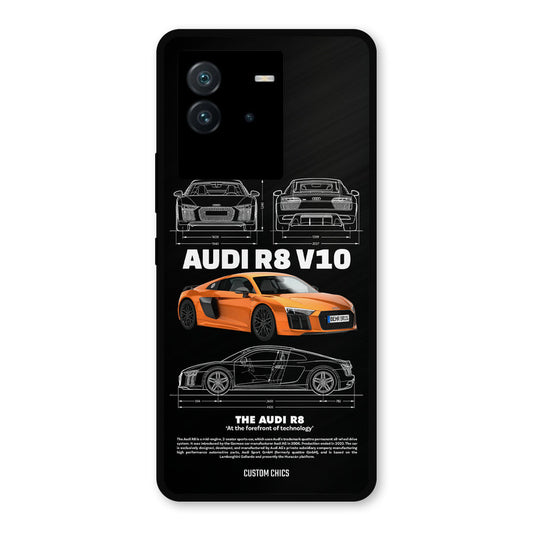 Audi R8 iQoo Neo 6 Mobile Back Cover - Car&Bike PrintShield Case