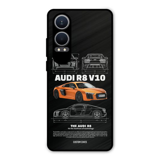 Audi R8 Oneplus Nord CE4 Lite Mobile Back Cover - Car&Bike PrintShield Case