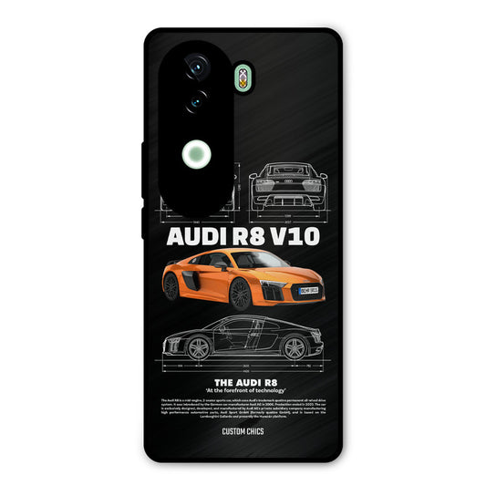Audi R8 iQOO Z9s Mobile Back Cover - Car&Bike PrintShield Case