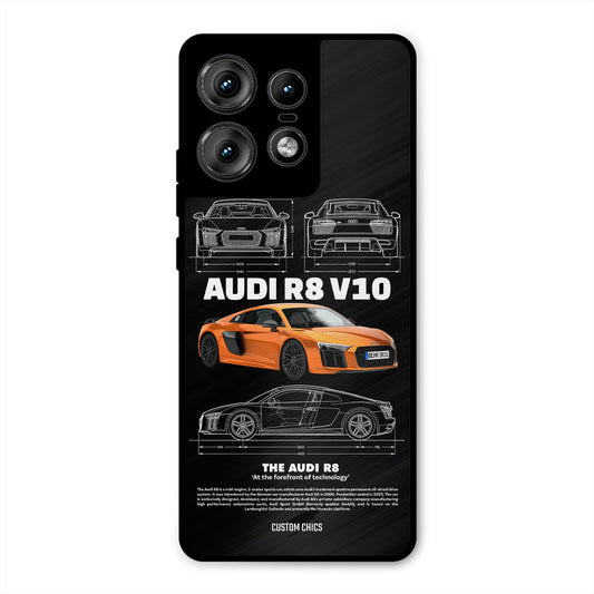 Audi R8 Motorola Edge 50 Pro Mobile Back Cover - Car&Bike PrintShield Case
