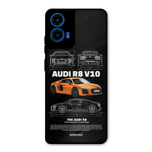 Audi R8 Moto G45 Mobile Back Cover - Car&Bike PrintShield Case