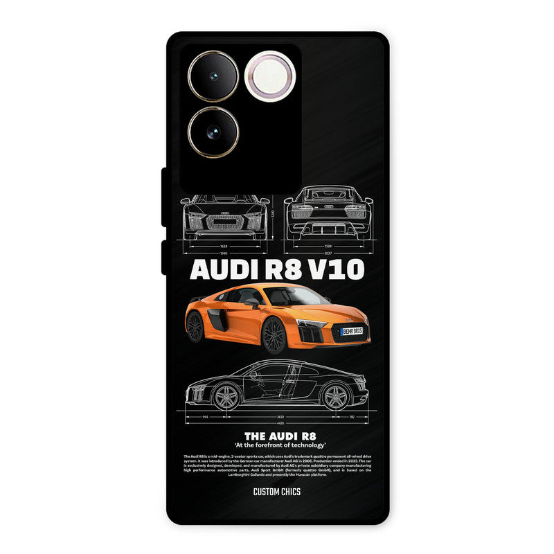 Audi R8 Vivo T2 Pro Mobile Back Cover - Car&Bike PrintShield Case