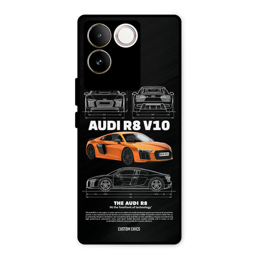 Audi R8 Vivo T2 Pro Mobile Back Cover - Car&Bike PrintShield Case