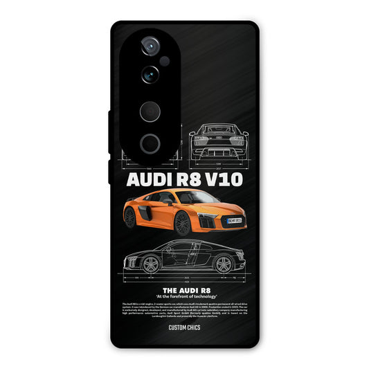 Audi R8 Vivo V40 Pro Mobile Back Cover - Car&Bike PrintShield Case