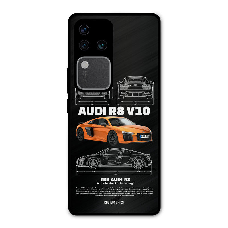 Audi R8 Vivo V30 Pro Mobile Back Cover - Car&Bike PrintShield Case