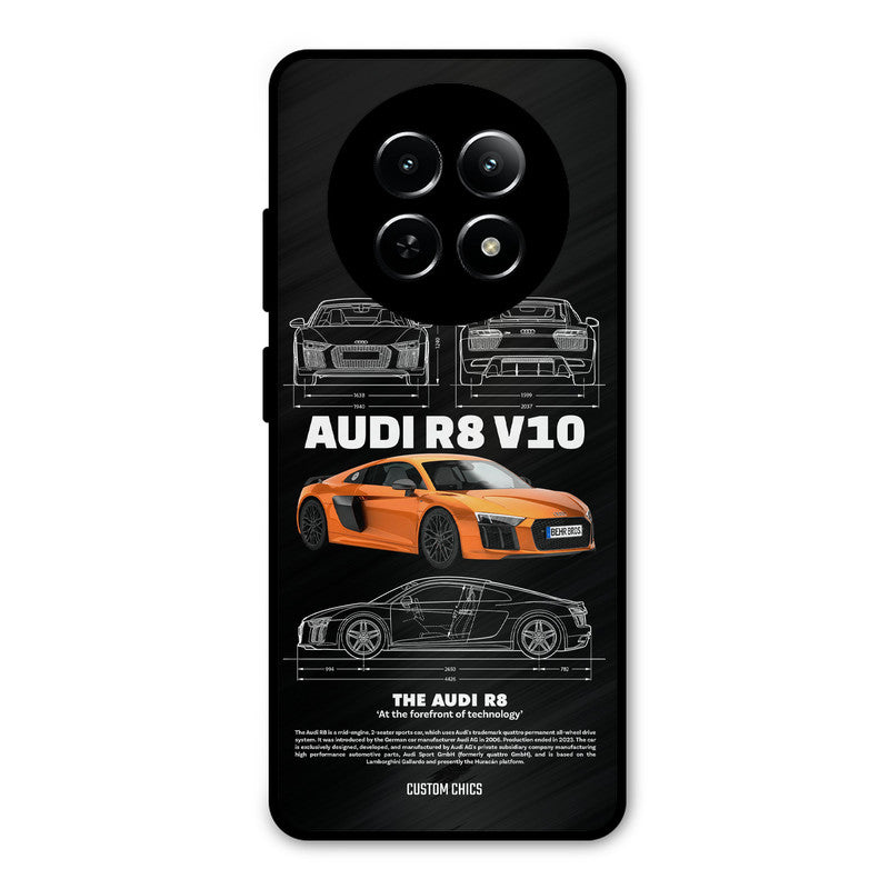 Audi R8 Realme 13 5G Mobile Back Cover - Car&Bike PrintShield Case