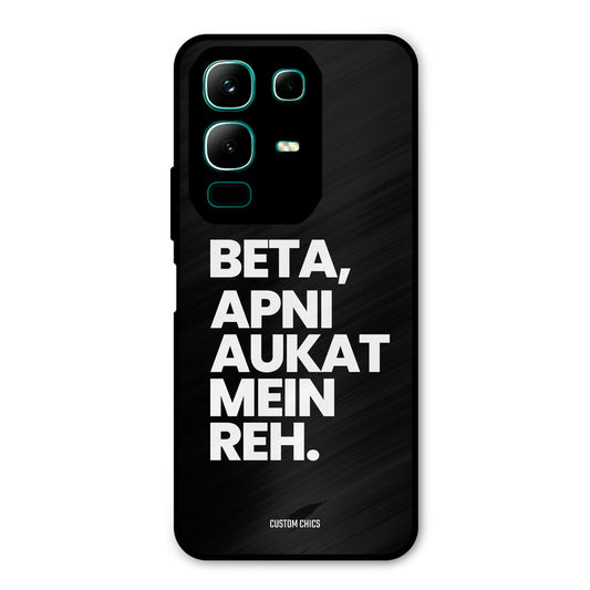 Aukat Me Reh Infinix Note 50x Mobile Back Cover - Typography PrintShield Case