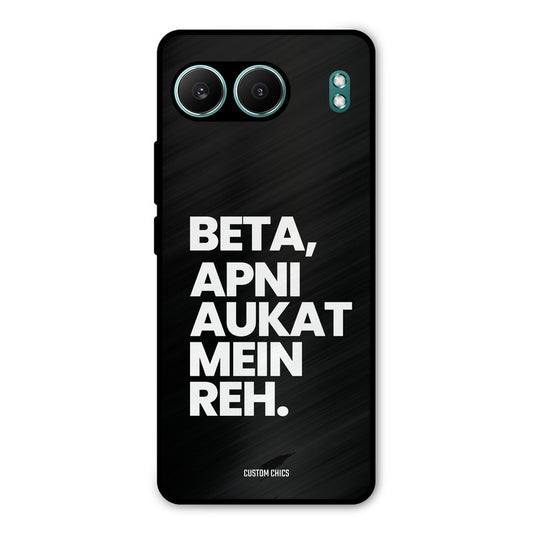 Aukat Me Reh OnePlus Nord 4 Mobile Back Cover - Typography PrintShield Case