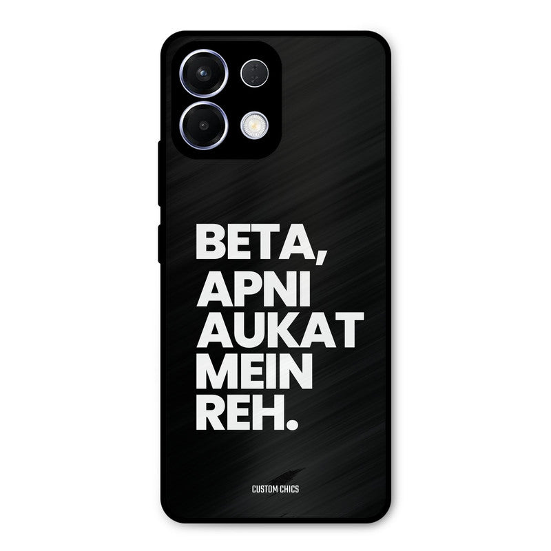 Aukat Me Reh Oppo K13 5G Mobile Back Cover - Typography PrintShield Case