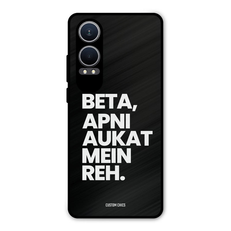 Aukat Me Reh Oneplus Nord CE4 Lite Mobile Back Cover - Typography PrintShield Case