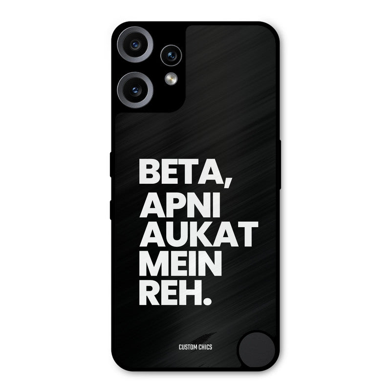 Aukat Me Reh Nothing CMF Phone 2 Pro Mobile Back Cover - Typography PrintShield Case