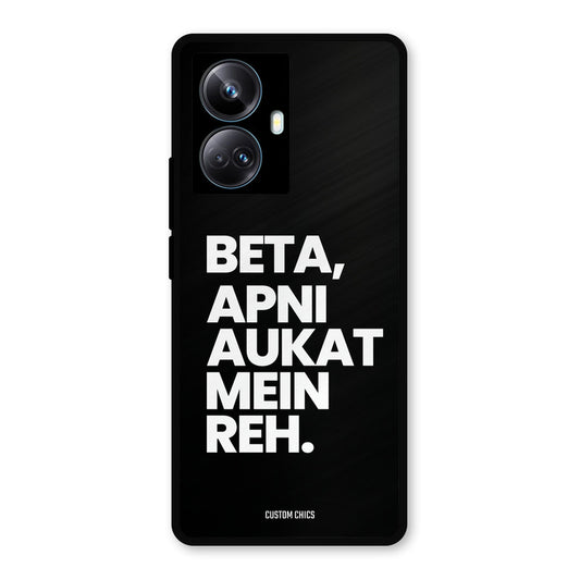 Aukat Me Reh Realme 10 Pro Plus Mobile Back Cover - Typography PrintShield Case