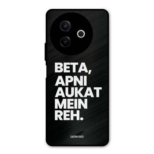 Aukat Me Reh Vivo Y39 Mobile Back Cover - Typography PrintShield Case