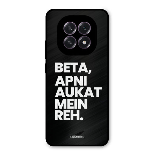 Aukat Me Reh Oppo F29 Mobile Back Cover - Typography PrintShield Case