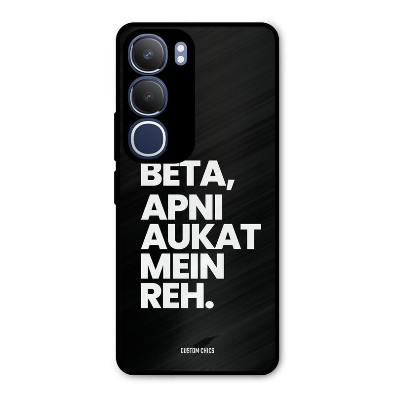 Aukat Me Reh Vivo Y29 Mobile Back Cover - Typography PrintShield Case