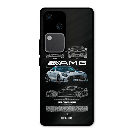 BMW AMG Vivo V30 Mobile Back Cover - Car&Bike PrintShield Case