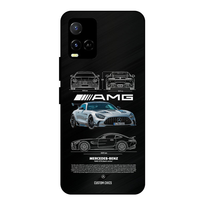 BMW AMG Vivo Y33s Mobile Back Cover - Car&Bike PrintShield Case