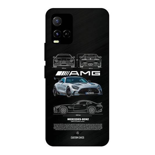 BMW AMG Vivo Y33s Mobile Back Cover - Car&Bike PrintShield Case