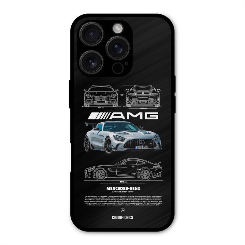 BMW AMG iPhone 16 Pro Max Mobile Back Cover - Car&Bike PrintShield Case