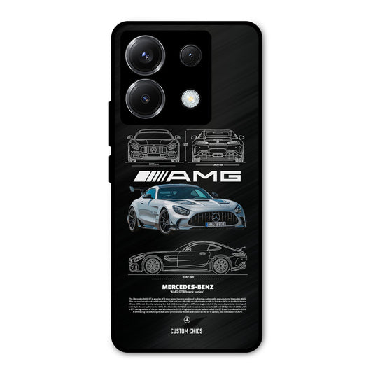 BMW AMG Poco X6 Mobile Back Cover - Car&Bike PrintShield Case