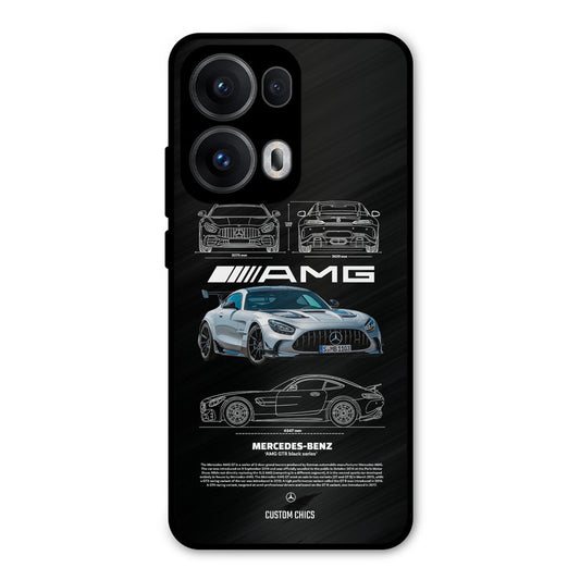 BMW AMG Oppo Reno 13 Pro 5G Mobile Back Cover - Car&Bike PrintShield Case