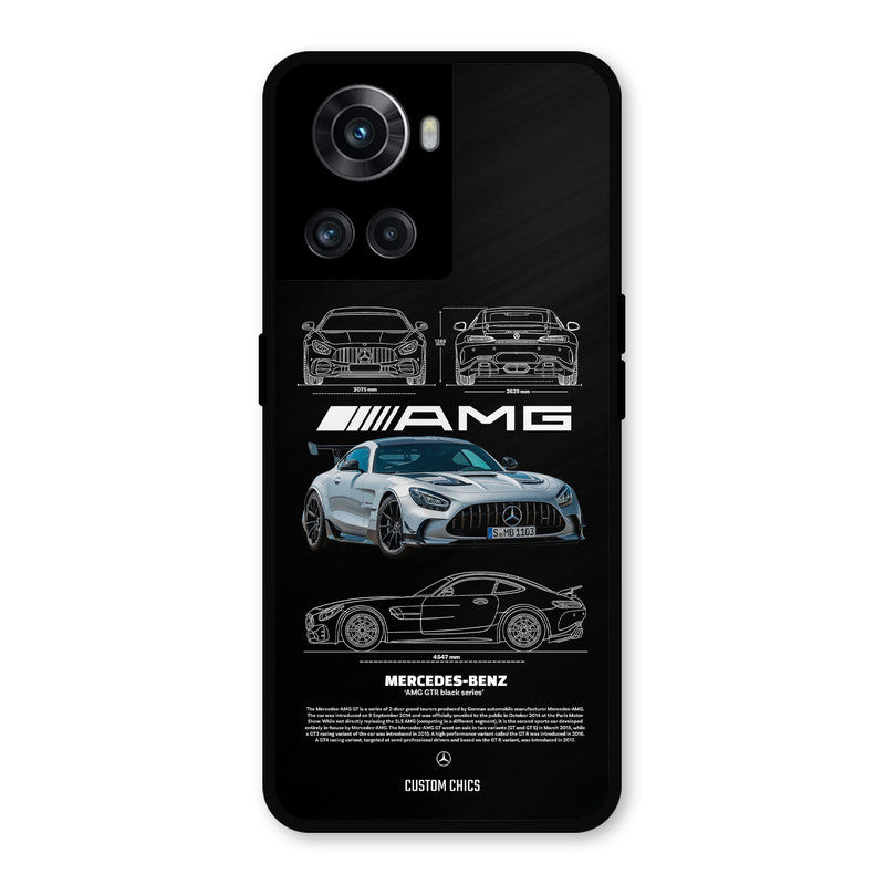 BMW AMG OnePlus 10R Mobile Back Cover - Car&Bike PrintShield Case