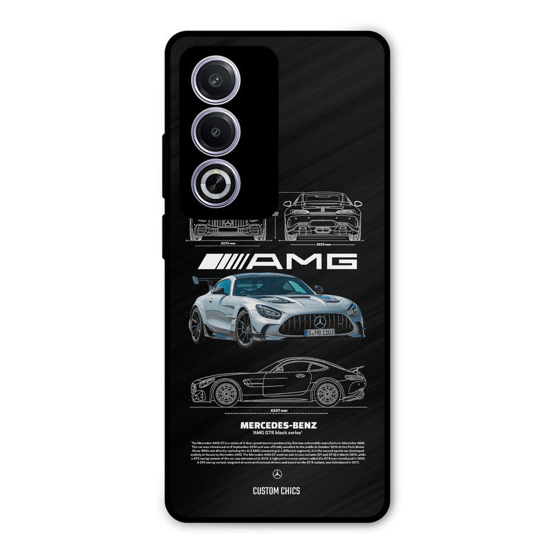 BMW AMG Oppo A3 Pro Mobile Back Cover - Car&Bike PrintShield Case