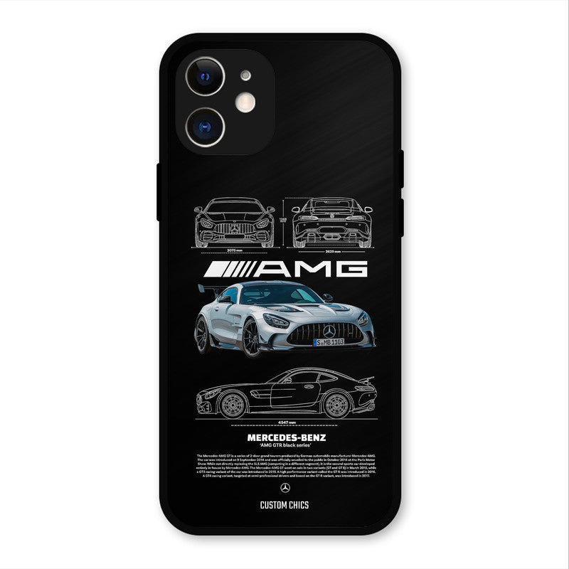 BMW AMG iPhone 12 Mobile Back Cover - Car&Bike PrintShield Case