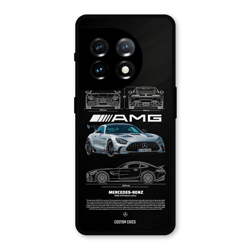 BMW AMG OnePlus 11 Mobile Back Cover - Car&Bike PrintShield Case