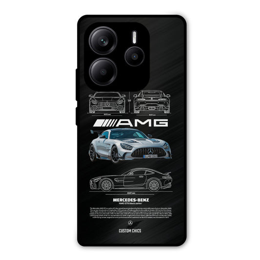 BMW AMG Redmi Note 14 Mobile Back Cover - Car&Bike PrintShield Case
