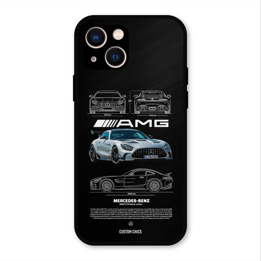 BMW AMG iPhone 13 Mobile Back Cover - Car&Bike PrintShield Case