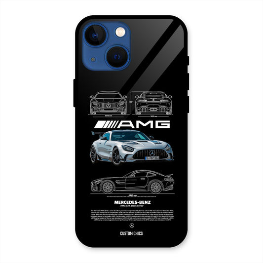 BMW AMG iPhone 13 Mini Mobile Back Cover - Car&Bike PrintShield Case