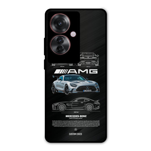 BMW AMG Oppo F25 Pro Mobile Back Cover - Car&Bike PrintShield Case