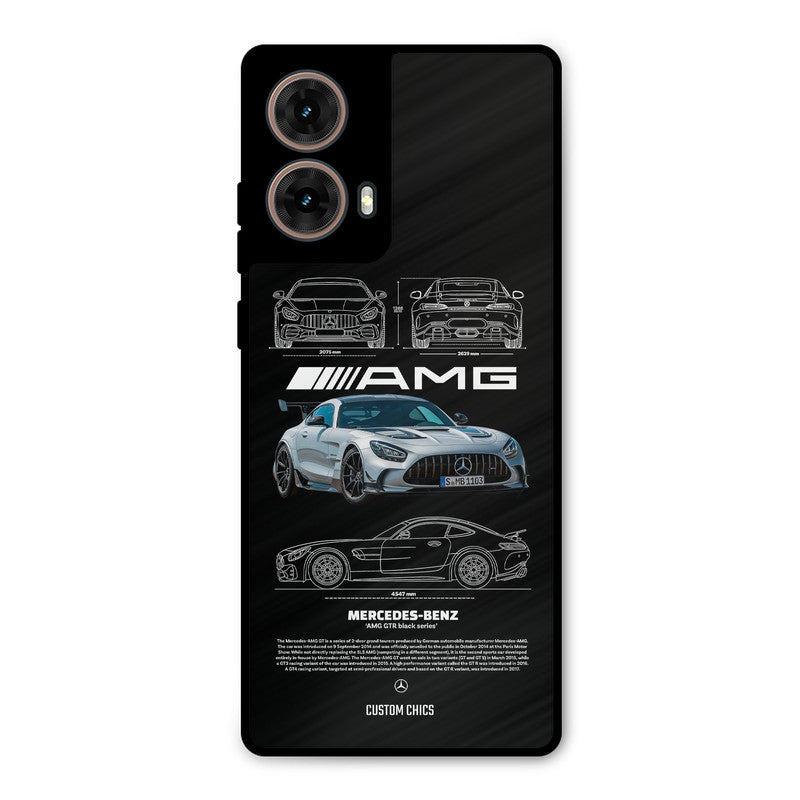 BMW AMG Moto G85 Mobile Back Cover - Car&Bike PrintShield Case